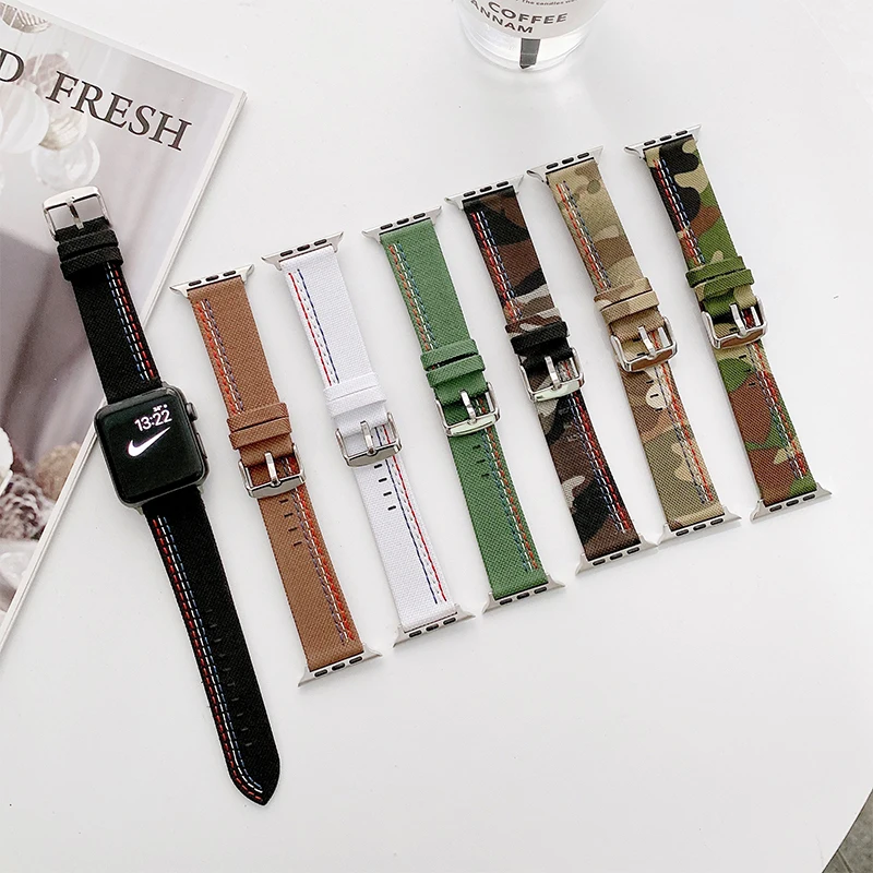 BOORUI 38mm 42mm nylon watch bands for iwatch strapes fabric accesorios for apple watches 6series 2021, 7 colors optional
BOORUI 38mm 42mm nylon watch bands for iwatch strapes fabric accesorios for apple watches 6series 2021, 7 colors optional