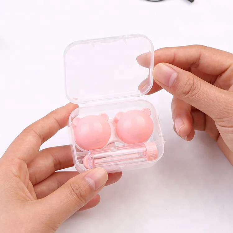 Hot sale Bear Cartoon Contact Lens Case Wholesale, Pink, yellow, green, gray, black, purple
Hot sale Bear Cartoon Contact Lens Case Wholesale, Pink, yellow, green, gray, black, purple