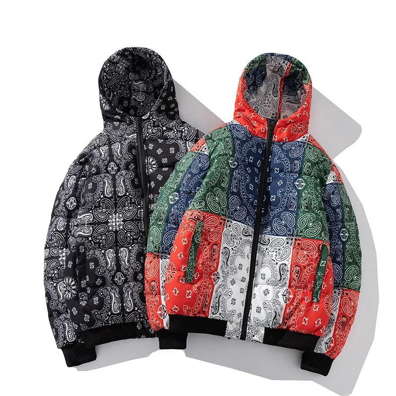 Men Paisley Thick Zipper Up Hooded Coat Cotton padded Clothes Oversize Jacket
Men Paisley Thick Zipper Up Hooded Coat Cotton padded Clothes Oversize Jacket