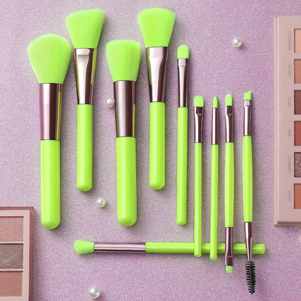 Hot sell high quality 10pcs wholesale makeup brush sets factory price soft makeup brush gift sets colorful makeup brush sets, 5colors
Hot sell high quality 10pcs wholesale makeup brush sets factory price soft makeup brush gift sets colorful makeup brush sets, 5colors