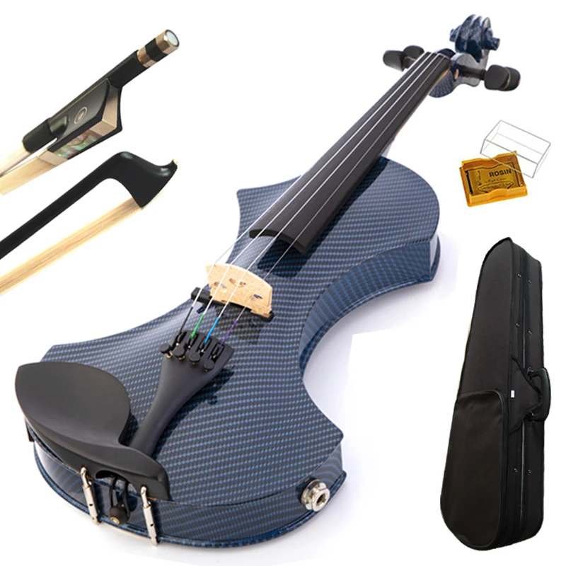 Kinglos professinal new model with high quality for sale acoustic electric violin, Carbon fiber pattern surface
Kinglos professinal new model with high quality for sale acoustic electric violin, Carbon fiber pattern surface