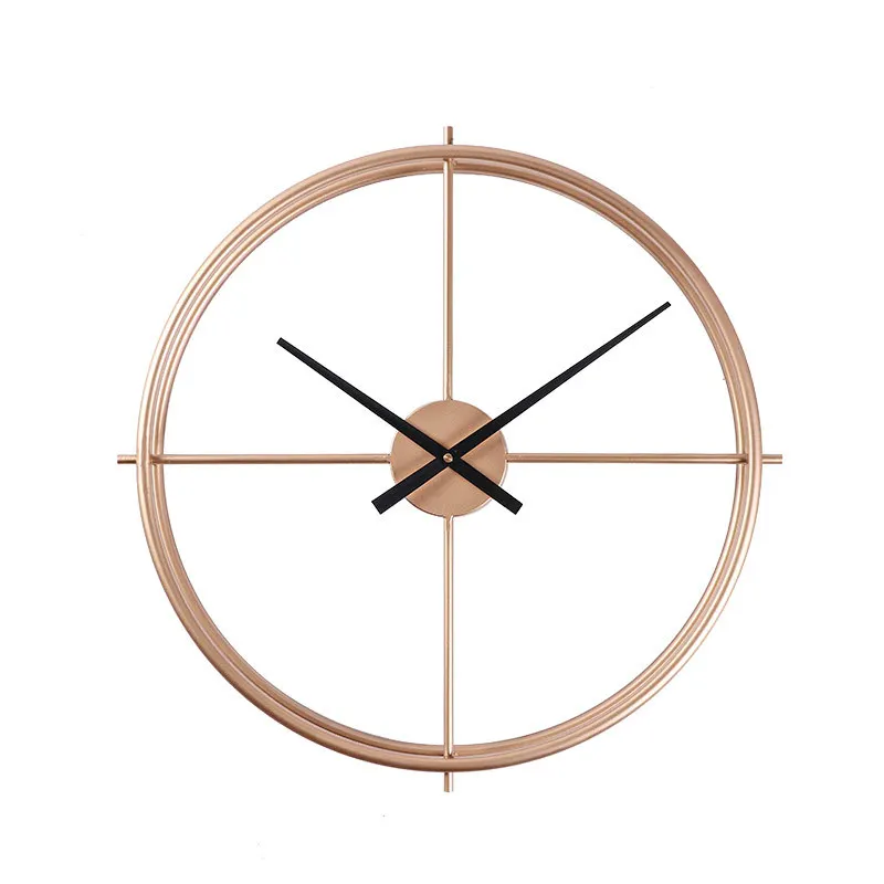 Simple Spanish clock Nordic creative living room wall clock wrought iron decoration clock
Simple Spanish clock Nordic creative living room wall clock wrought iron decoration clock