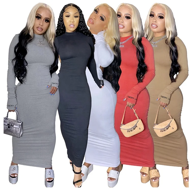 Casual Sexy Party Club Wear Autumn Clothing Bodycon Women Backless Maxi Dress, Khaki / black / gray / red / white
Casual Sexy Party Club Wear Autumn Clothing Bodycon Women Backless Maxi Dress, Khaki / black / gray / red / white
