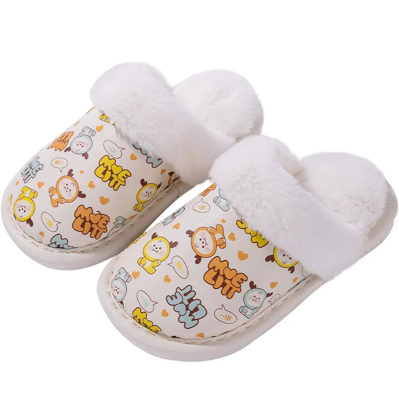 Kids Warm Furry Slippers Winter Lovely Cartoon Children Non-slip Plush Shoes Boys Girls Indoor Home Comfortable Cotton Slippers
Kids Warm Furry Slippers Winter Lovely Cartoon Children Non-slip Plush Shoes Boys Girls Indoor Home Comfortable Cotton Slippers