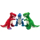 Dinosaur shape soft plush toys 3 color stuffed plush toys T-Rex toys