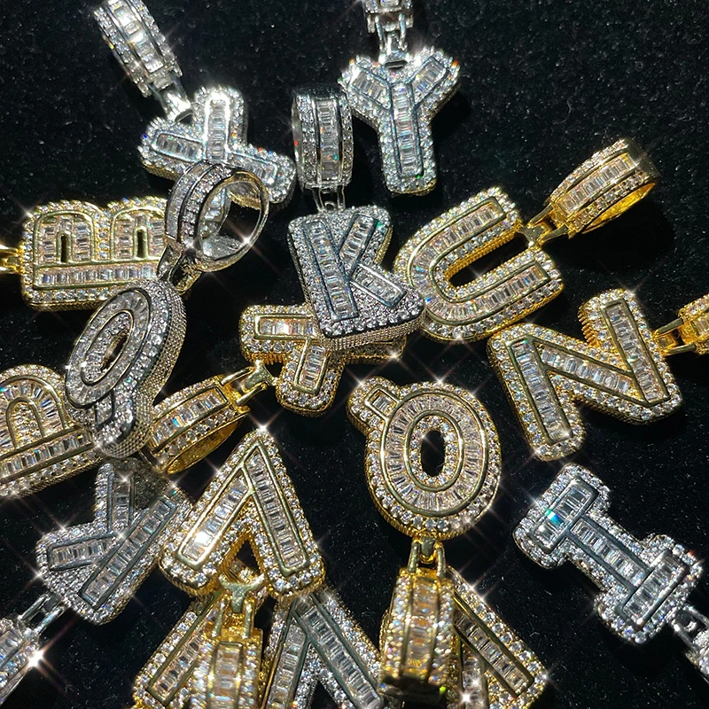 Monogram&Name Necklaces Custom Ice Baguette Letters Necklace Cuban Chain with Personalized Name Choker Icy Blingbling Jewelry
Monogram&Name Necklaces Custom Ice Baguette Letters Necklace Cuban Chain with Personalized Name Choker Icy Blingbling Jewelry