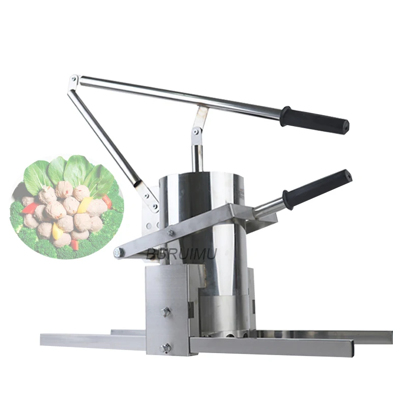 Wholesale Price Commercial Stainless Steel Manual Pig Meatball Making Machine Small Hand Press Stuffed Fish Ball Extruder 20mm
Wholesale Price Commercial Stainless Steel Manual Pig Meatball Making Machine Small Hand Press Stuffed Fish Ball Extruder 20mm