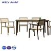 2019 Hotel Modern Restaurant Outdoor Garden Furniture Patio Poly Wood Dining Table And Chair Set