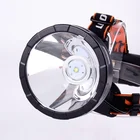 Super Bright 1000 Lumen Big Head Underground 18650 Rechargeable Safety Helmet Headlamp