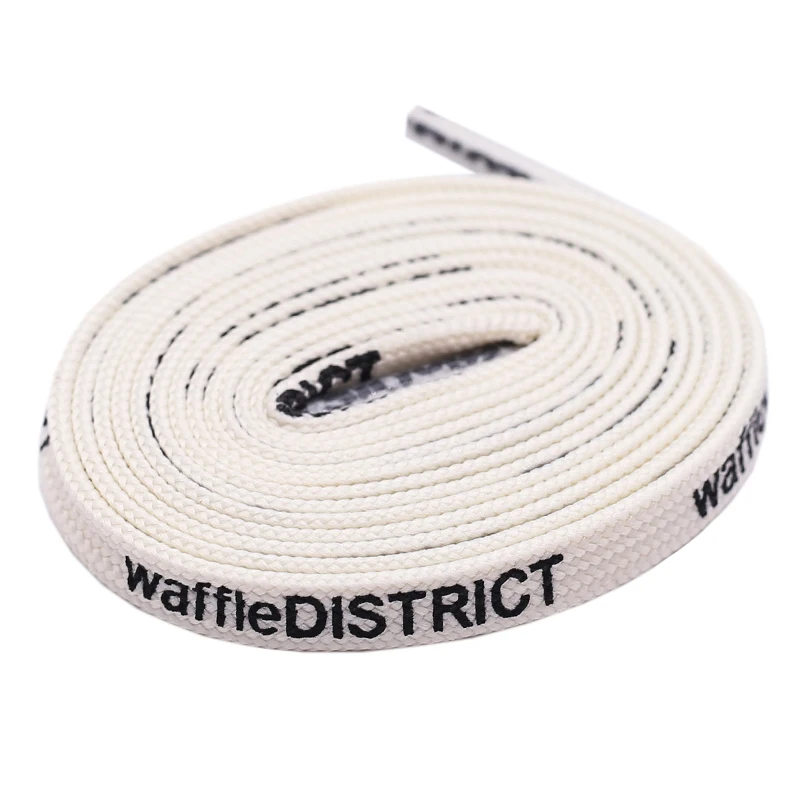 Weiou White Printed Custom 7 mm wide Flat Polyester Shoelaces Flat printed Shoe laces
Weiou White Printed Custom 7 mm wide Flat Polyester Shoelaces Flat printed Shoe laces
