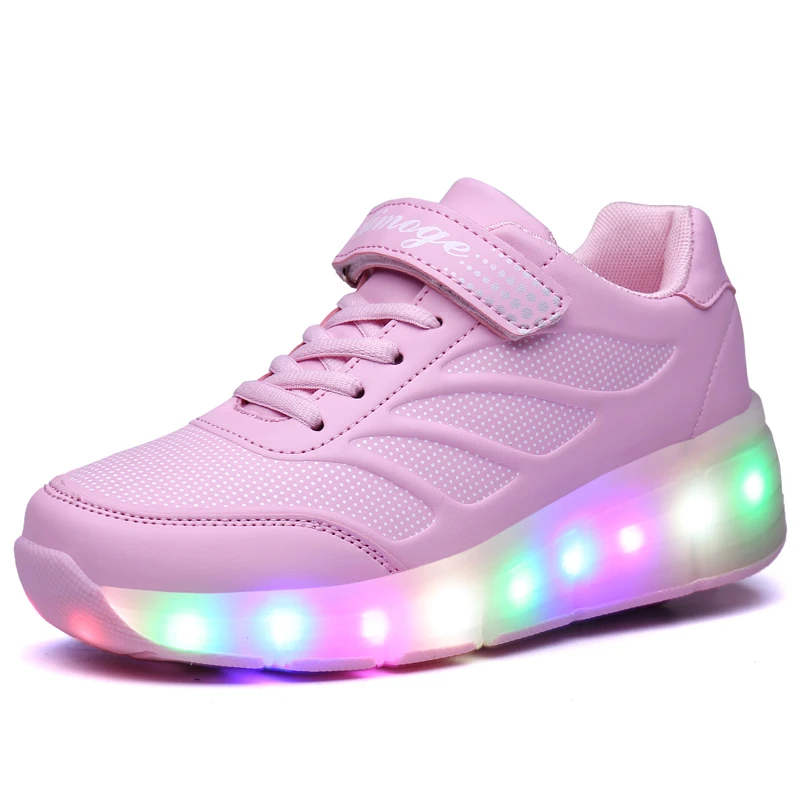 Boys and Girls Shoes Pulley Shoes Luminous Flashing Children's Running Roller Shoes, Pink,blue,black
Boys and Girls Shoes Pulley Shoes Luminous Flashing Children's Running Roller Shoes, Pink,blue,black