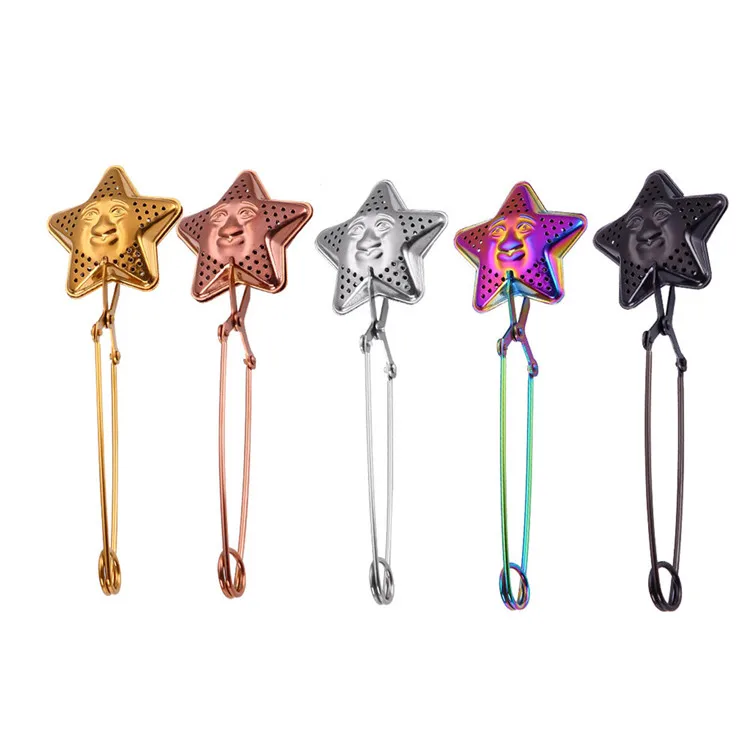 H52 Multi Function Strainers For Loose Tea Stainless Steel Seashell Star Heart Shaped Seasoning Infuser Gold Tea Strainer
H52 Multi Function Strainers For Loose Tea Stainless Steel Seashell Star Heart Shaped Seasoning Infuser Gold Tea Strainer