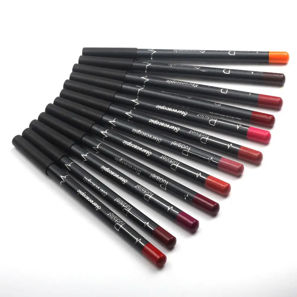 12Pcs Professional Waterproof Lipliner Pencil Smooth Natural Lip Liner Pen Lip Long Lasting Moisturizer Cosmetic Makeup, 12 matching lip liner colors
12Pcs Professional Waterproof Lipliner Pencil Smooth Natural Lip Liner Pen Lip Long Lasting Moisturizer Cosmetic Makeup, 12 matching lip liner colors