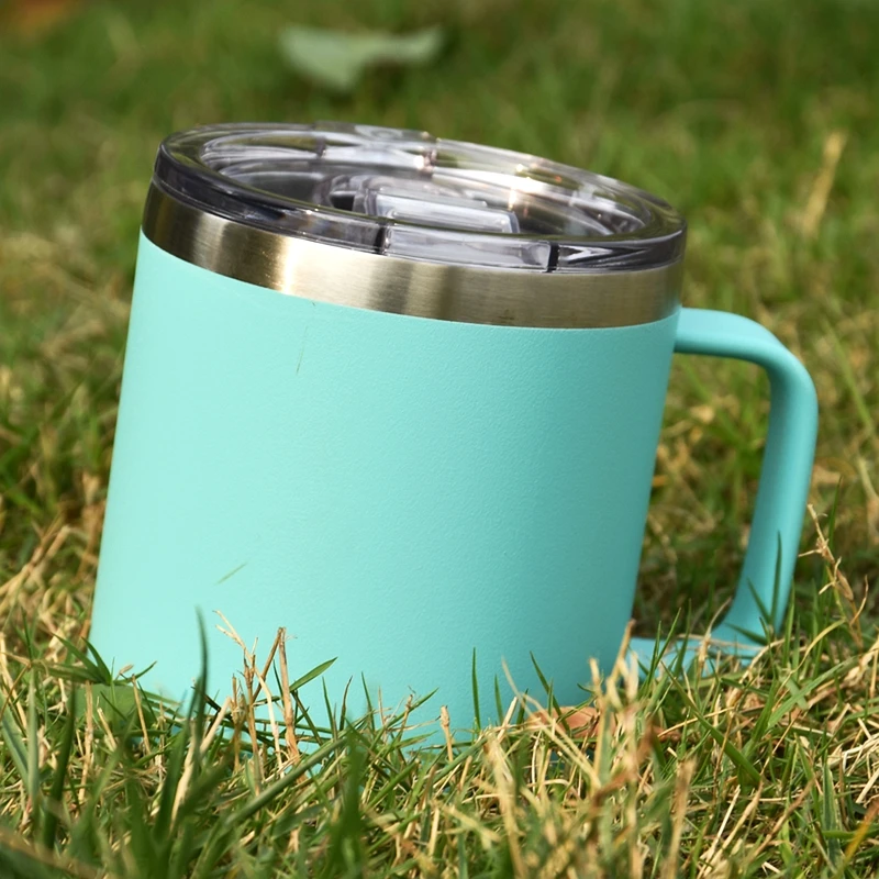 Hotsale Straight Stainless Steel 14oz Double Walled Stainless Steel Powder Coated Coffee Mug with Handle and BPA Free Lid, Blue,green,pink,white,black
Hotsale Straight Stainless Steel 14oz Double Walled Stainless Steel Powder Coated Coffee Mug with Handle and BPA Free Lid, Blue,green,pink,white,black