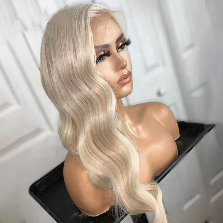 Top Quality #60 Platinum Blonde Straight Wave Virgin Full Cuticle Aligned Human Hair Transparent Lace Front Wigs
Top Quality #60 Platinum Blonde Straight Wave Virgin Full Cuticle Aligned Human Hair Transparent Lace Front Wigs
