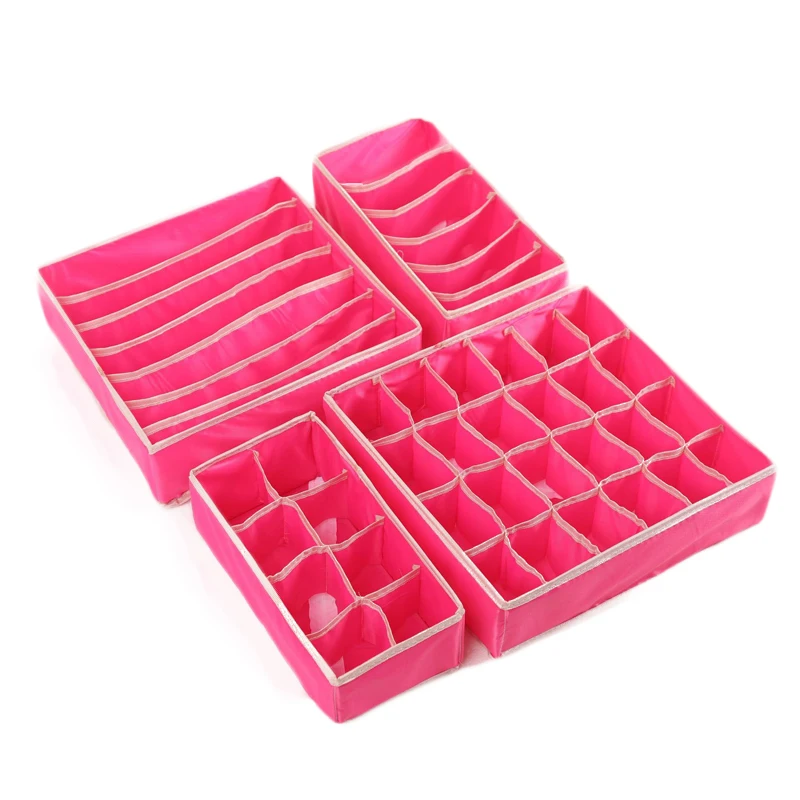 Folding Underwear Socks Organizer Drawer Closet Divider Underwear Bra Nonwoven Storage Boxs with Cardboard 4pcs / set
Folding Underwear Socks Organizer Drawer Closet Divider Underwear Bra Nonwoven Storage Boxs with Cardboard 4pcs / set