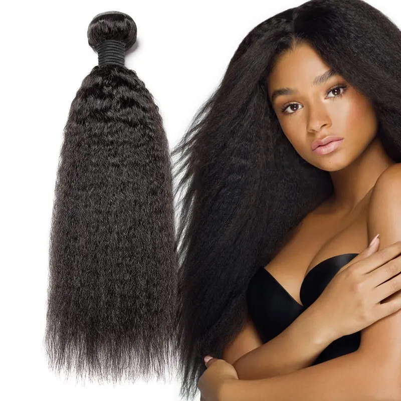 Virgin Hair Weave Bundles Top Quality Raw Indian Human Hair Extensions Yaki Kink Straight Human Hair Wig
Virgin Hair Weave Bundles Top Quality Raw Indian Human Hair Extensions Yaki Kink Straight Human Hair Wig