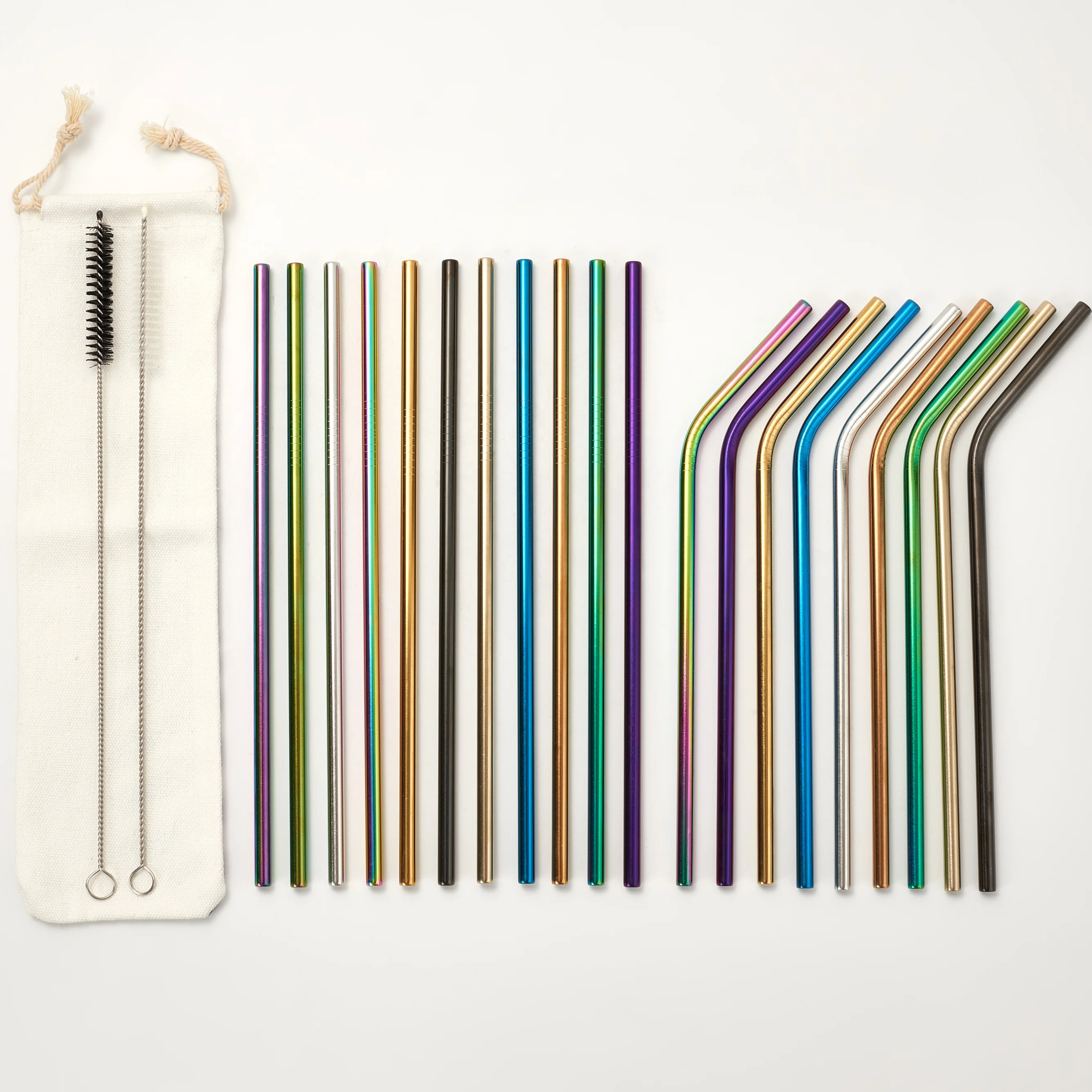 high quality metal wholesale eco friendly reusable stainless steel drinking straw with customized logo, Customized color
high quality metal wholesale eco friendly reusable stainless steel drinking straw with customized logo, Customized color