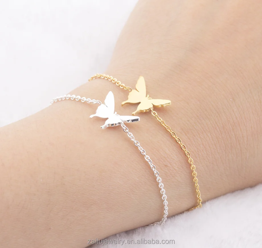 2021 New Arrival Fashion Designer High Quality Beautiful Style Stainless Steel Butterfly Bracelet For Women Jewelry, Gold,silver
2021 New Arrival Fashion Designer High Quality Beautiful Style Stainless Steel Butterfly Bracelet For Women Jewelry, Gold,silver