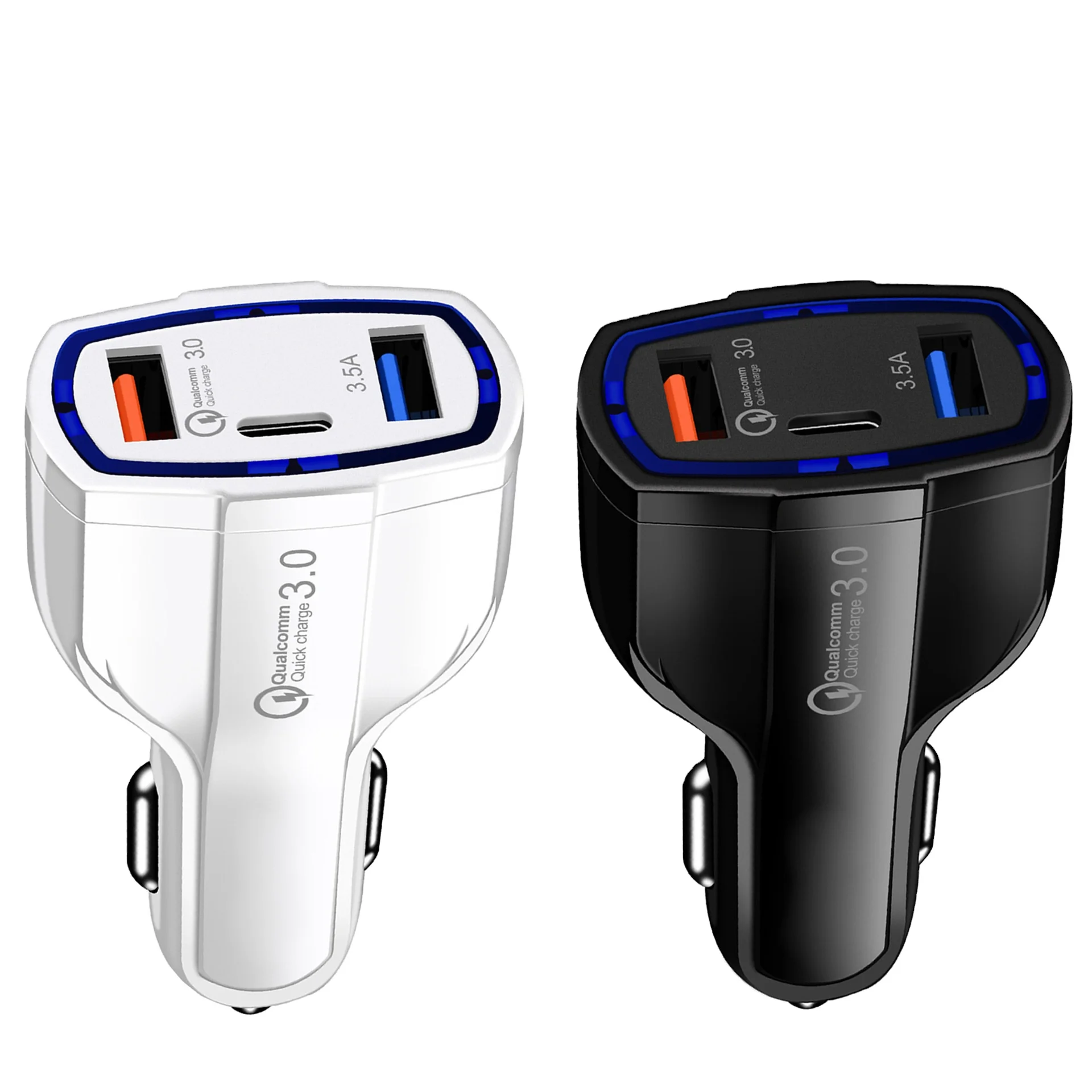 New qc3.0 car charger fast charging dual USB type-c5v9v12v flash charging vehicle charge
New qc3.0 car charger fast charging dual USB type-c5v9v12v flash charging vehicle charge
