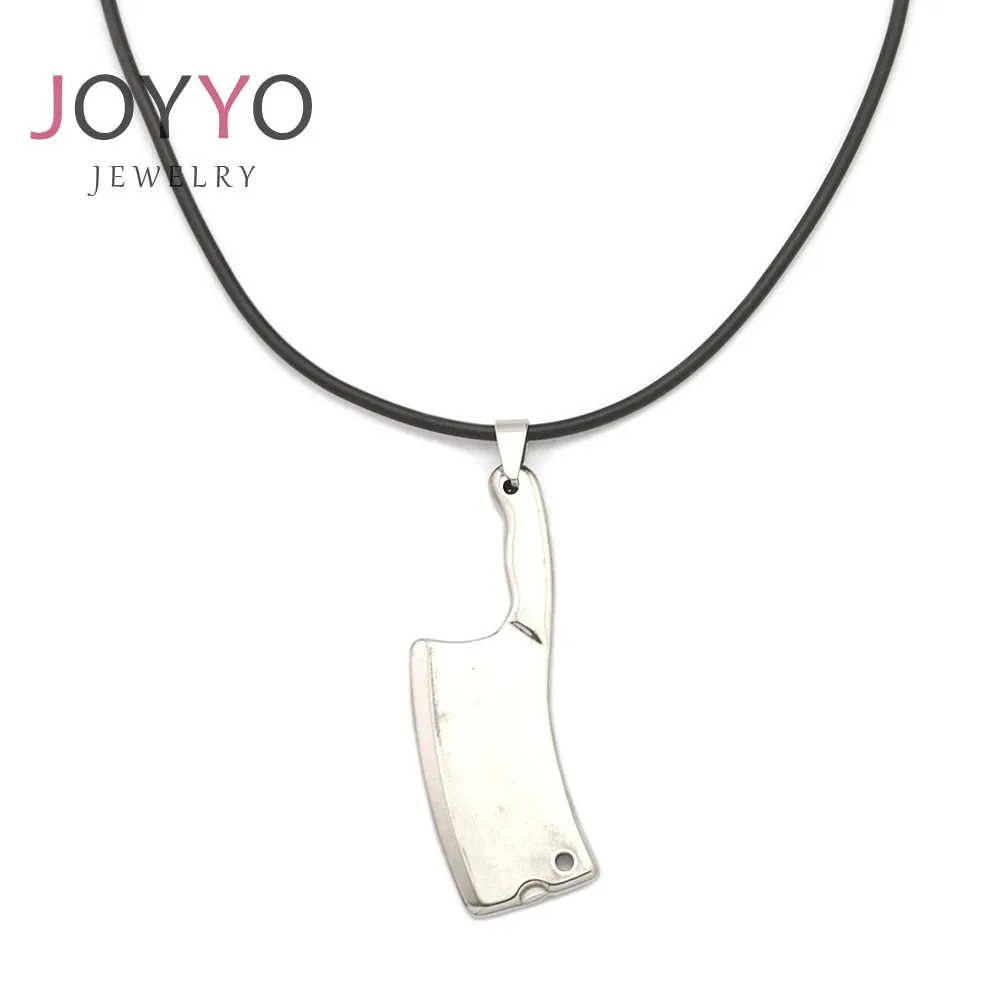 Stainless Steel Kitchen Knife Pendant Adjustable Necklace Simple Hip Hop Men's Jewelry, As picture
Stainless Steel Kitchen Knife Pendant Adjustable Necklace Simple Hip Hop Men's Jewelry, As picture