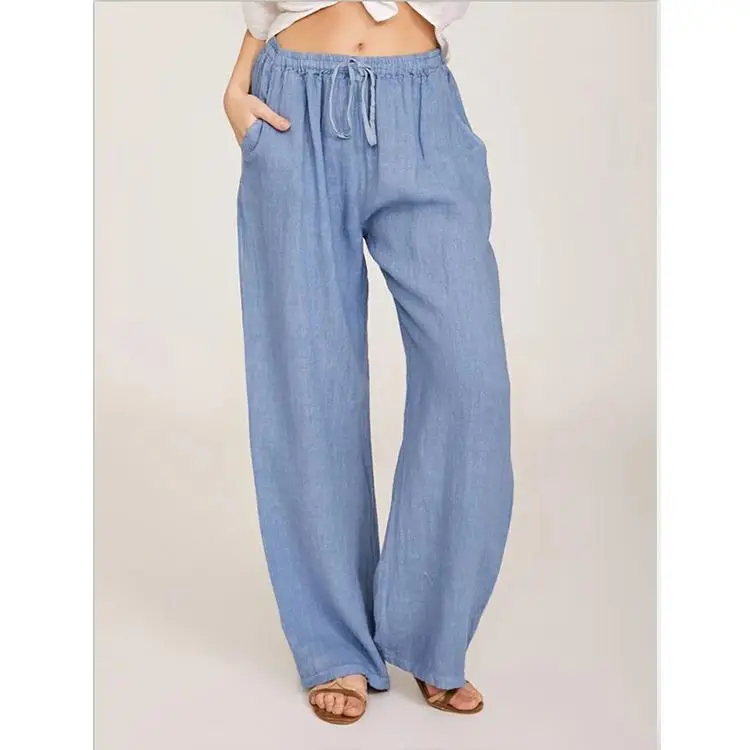 PEARL Woman Pants 2021 Casual Cotton And Linen Loose Yoga Pants Solid Color High Waist Plus Size Women's Trousers
PEARL Woman Pants 2021 Casual Cotton And Linen Loose Yoga Pants Solid Color High Waist Plus Size Women's Trousers