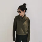 Women Knitted Women Turtleneck Sweater Woman Spring Regular Turtleneck Women Custom Knitted Thick Pullover Sweater