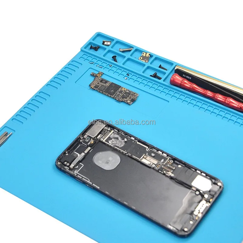 TE-610 Silicon Mat 350mm*250mm Customized Magnetic Heat Resistant Electronic Mobile Repairing Mat Repair Mat For Phone Repair
TE-610 Silicon Mat 350mm*250mm Customized Magnetic Heat Resistant Electronic Mobile Repairing Mat Repair Mat For Phone Repair