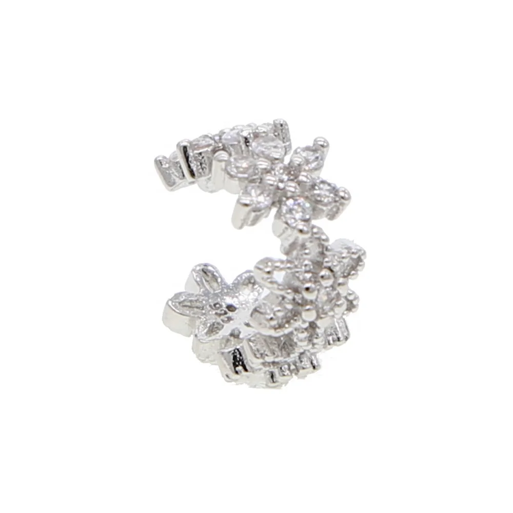1 PIECE cuff 925 Sterling silver daisy flower cute cz bloom flowers elegance beautiful 2021 spring women clip cuff earring
1 PIECE cuff 925 Sterling silver daisy flower cute cz bloom flowers elegance beautiful 2021 spring women clip cuff earring