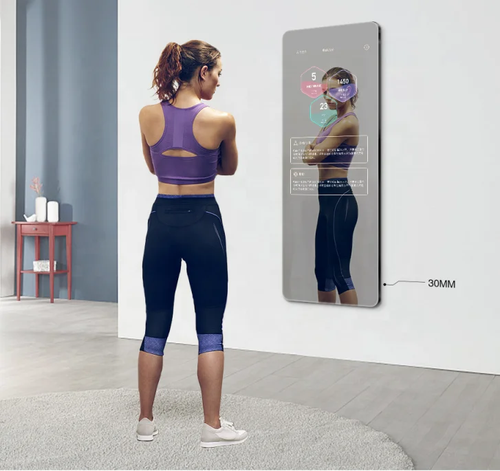 Interactive Magic Mirror Two Way Fitness System Exercise Workout Mirror Yoga Workout Smart Studio Mirrors
Interactive Magic Mirror Two Way Fitness System Exercise Workout Mirror Yoga Workout Smart Studio Mirrors