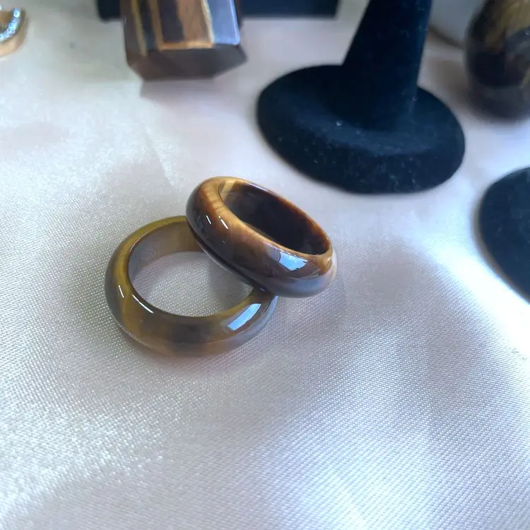 Factory Natural Tiger Eye Stone Ring Brown Real Jade Rings For Women Men Rings Jewelry Wholesale
Factory Natural Tiger Eye Stone Ring Brown Real Jade Rings For Women Men Rings Jewelry Wholesale