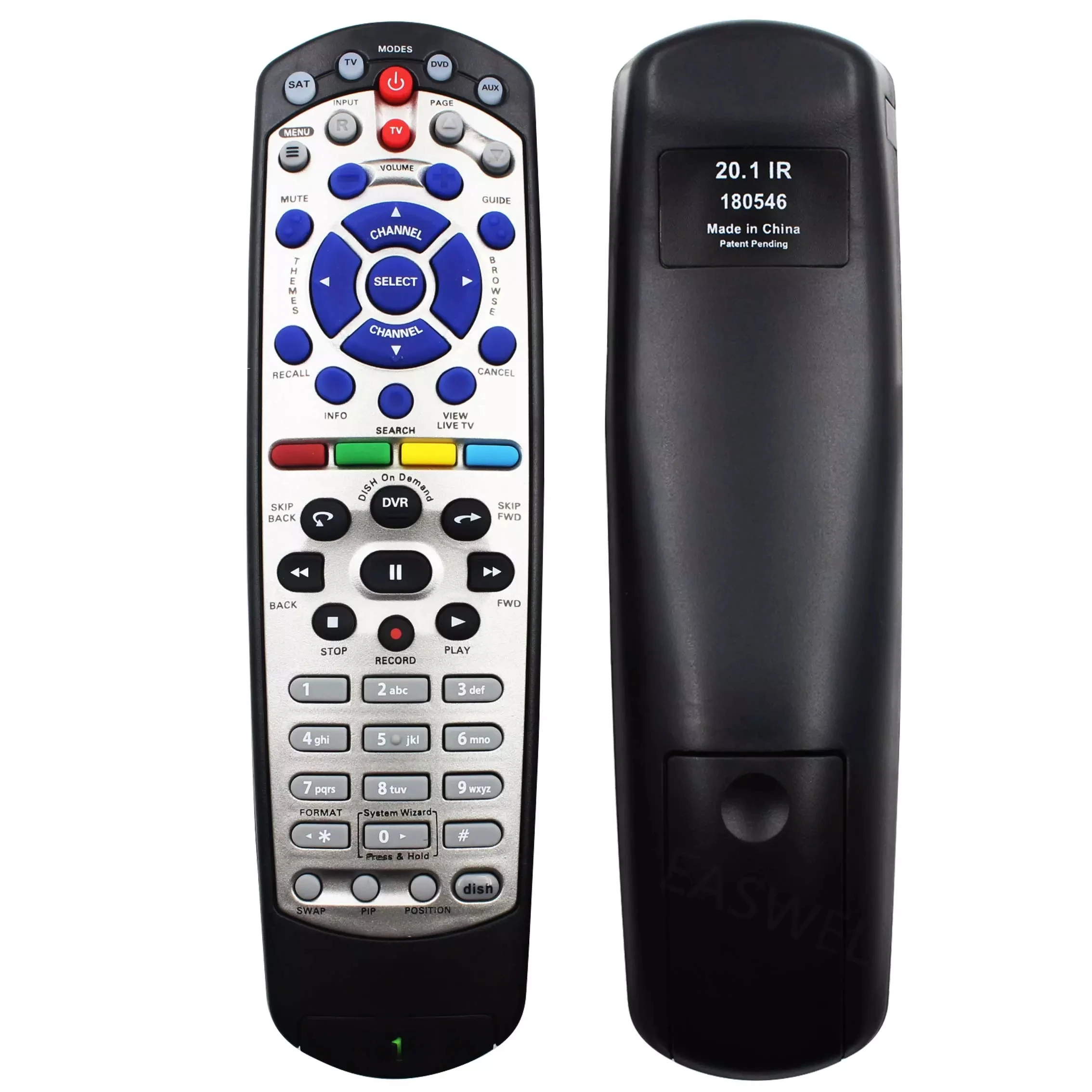 New Replacement IR Satellite Receiver Remote Control For Dish-Network DISH 20.1 TV DVD VCR Fernbedienung Free Shipping
New Replacement IR Satellite Receiver Remote Control For Dish-Network DISH 20.1 TV DVD VCR Fernbedienung Free Shipping