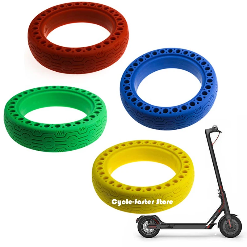 2020 hot sale 8.5inch Durable Anti-Explosion Colorful Tire Tubeless Solid Hollow Rubber Tire For M365 Electric scooter, Red yellow blue green
2020 hot sale 8.5inch Durable Anti-Explosion Colorful Tire Tubeless Solid Hollow Rubber Tire For M365 Electric scooter, Red yellow blue green
