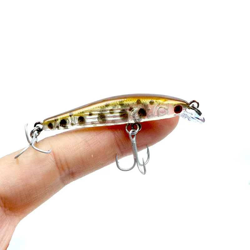 Hot sale minnow fishing lures 5cm 3g saltwater fishing lures bait topwater artificial hard plastic trout bass fishing lures, 7 colors
Hot sale minnow fishing lures 5cm 3g saltwater fishing lures bait topwater artificial hard plastic trout bass fishing lures, 7 colors