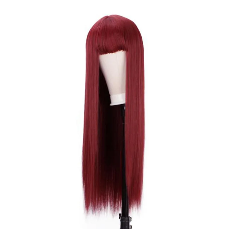 Lolita Cosplay wig Black Long Straight Halloween Wigs 8 Color For Women Girl Wigs 25 inch
Lolita Cosplay wig Black Long Straight Halloween Wigs 8 Color For Women Girl Wigs 25 inch