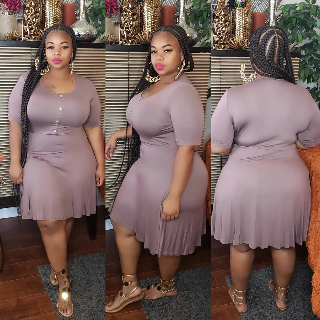 2021 Women fashion sexy short sleeve button short dress plus size dress plus size womens clothes 2021 plus size women dress, Customized color
2021 Women fashion sexy short sleeve button short dress plus size dress plus size womens clothes 2021 plus size women dress, Customized color