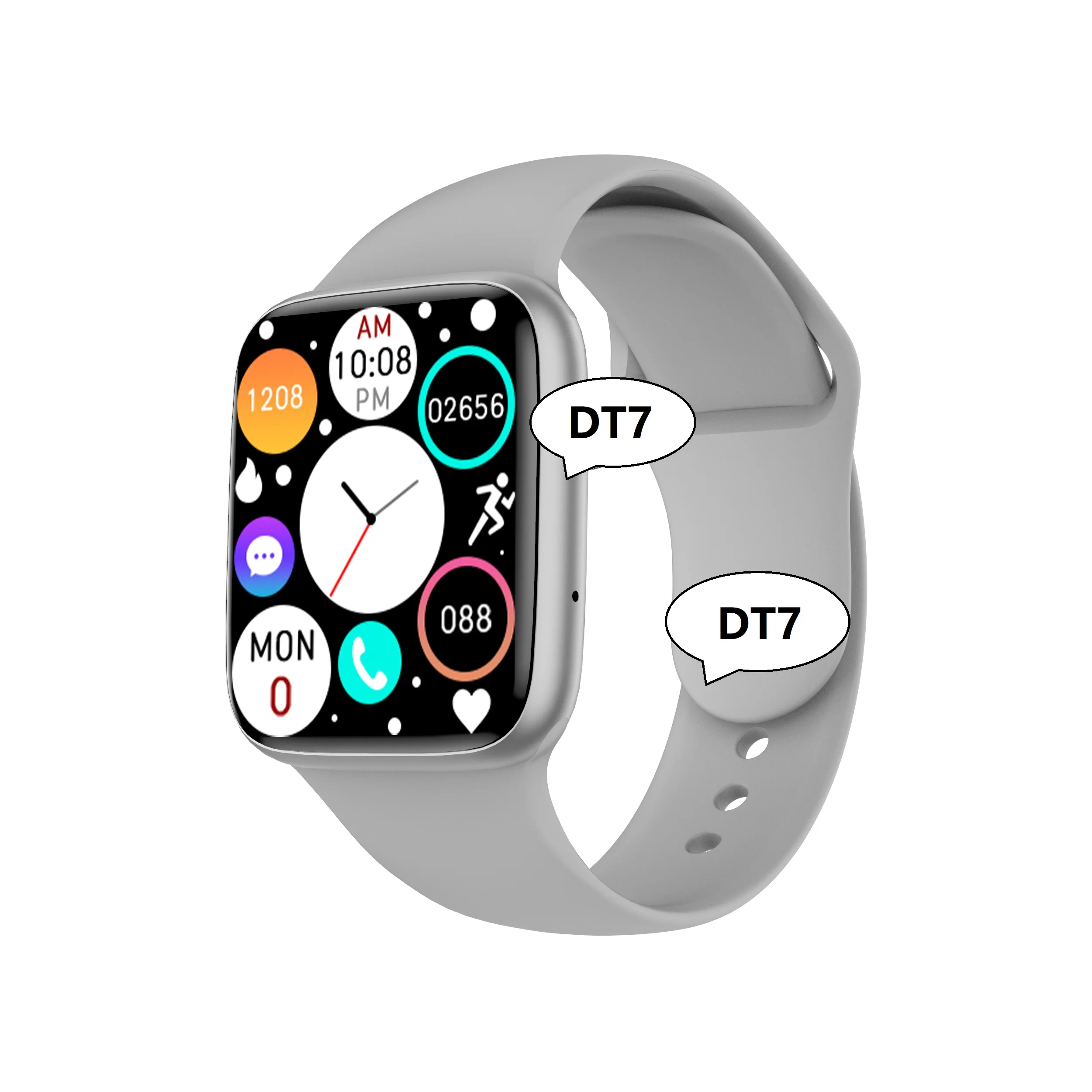 2021 Newest Series 7 Smart Watch 1.8 Inch Screen IP68 Waterproof GPS Track Support Alipay DT7 Smart Watch, Black, silver, blue, pink
2021 Newest Series 7 Smart Watch 1.8 Inch Screen IP68 Waterproof GPS Track Support Alipay DT7 Smart Watch, Black, silver, blue, pink