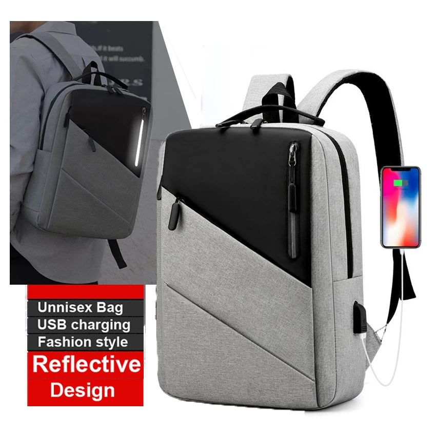 OMASKA Reflective 15.6 inches laptop bag mochila para portatil low profile style mochila para portatil School bagpack
OMASKA Reflective 15.6 inches laptop bag mochila para portatil low profile style mochila para portatil School bagpack
