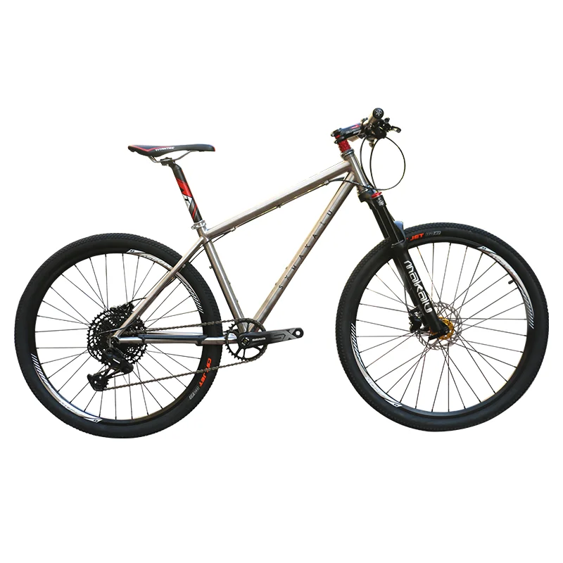 Titanium alloy Super light 26/27.5 Mountain Bicycle Adult Customized Frame 12 Speed City Bike
Titanium alloy Super light 26/27.5 Mountain Bicycle Adult Customized Frame 12 Speed City Bike