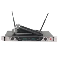 Cheap Price Handheld Style Dual Microphone Professional Long Range Wireless Microphone
Cheap Price Handheld Style Dual Microphone Professional Long Range Wireless Microphone