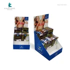 Custom Wholesale Cardboard Counter Top Underwear Display Rack, POP Corrugated Counter Display