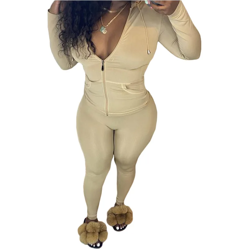 2022 New Tracksuit Jogger Sport Hoodies Workout Outfit Long Sleeve Zipper Jacket Sexy 2 Piece Slim Casual Sexy Two Piece Set, Customized color
2022 New Tracksuit Jogger Sport Hoodies Workout Outfit Long Sleeve Zipper Jacket Sexy 2 Piece Slim Casual Sexy Two Piece Set, Customized color