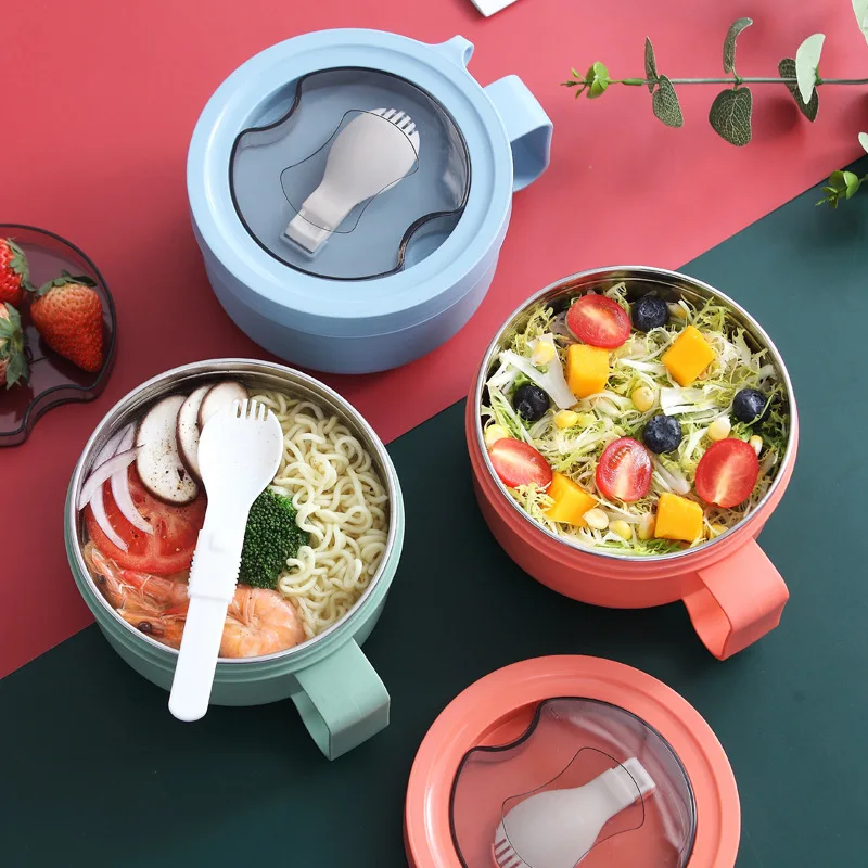 Hot Kids Food Container Stainless Steel Soup Fruit Rice Noodle Bowl With Lid And One Handle Lunch Box, Blue,green,orange/custom color
Hot Kids Food Container Stainless Steel Soup Fruit Rice Noodle Bowl With Lid And One Handle Lunch Box, Blue,green,orange/custom color