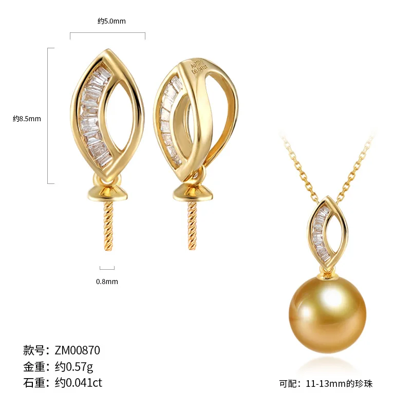 Vintage AU750 Diamond Cubic Zirconia Yellow 18k Gold Pearl Semi Mount Pendant Real Solid Gold Jewelry Mounting 18K
Vintage AU750 Diamond Cubic Zirconia Yellow 18k Gold Pearl Semi Mount Pendant Real Solid Gold Jewelry Mounting 18K