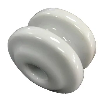 INS091 Electric Fence Ceramics Insulator Big Porcelain Donuts corner Bobbin circle, White
INS091 Electric Fence Ceramics Insulator Big Porcelain Donuts corner Bobbin circle, White