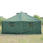 20 person outdoor camping army green canvas military tent for sale