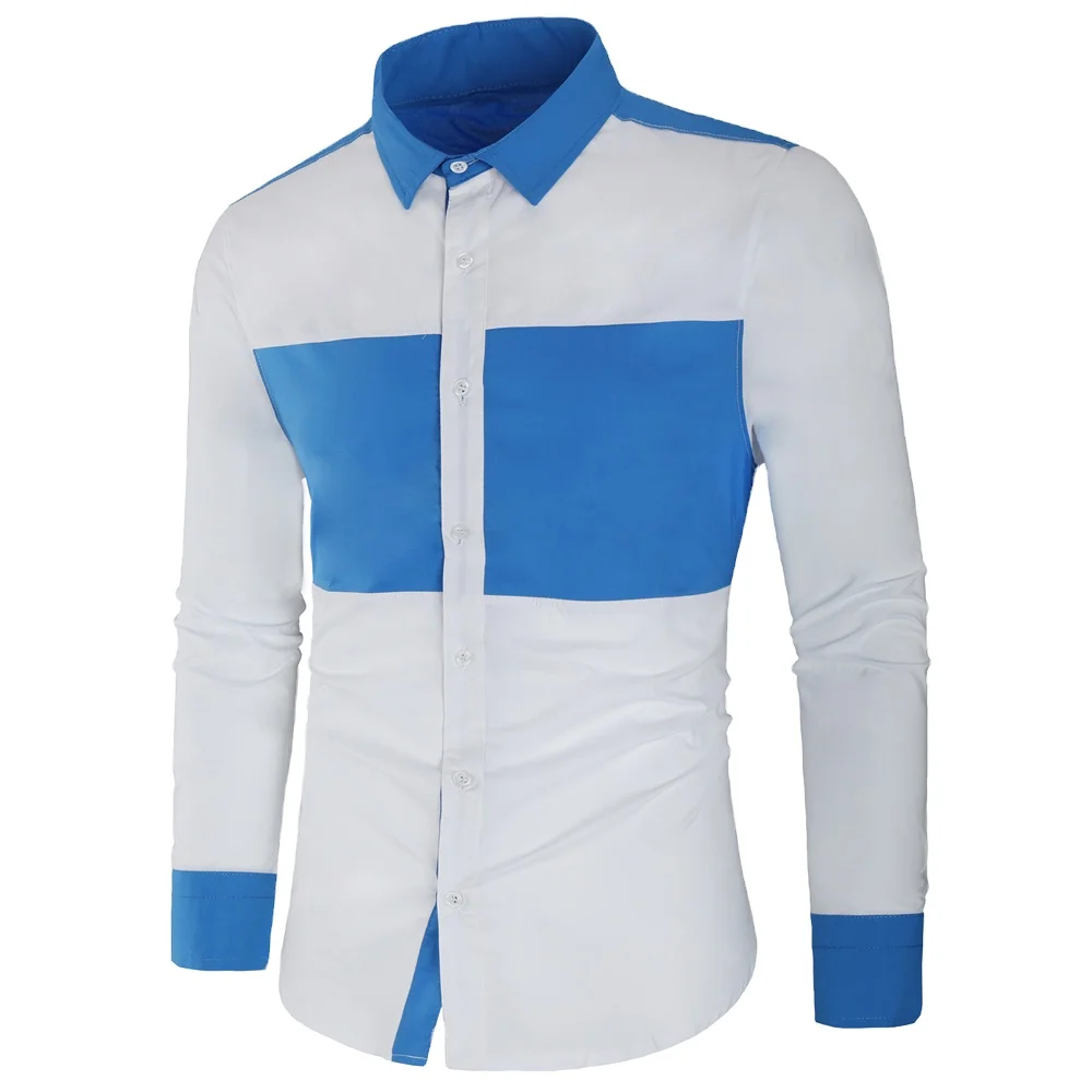 New men's fashion hot style men's shirt color matching cotton long-sleeved shirt temperament commuter
New men's fashion hot style men's shirt color matching cotton long-sleeved shirt temperament commuter