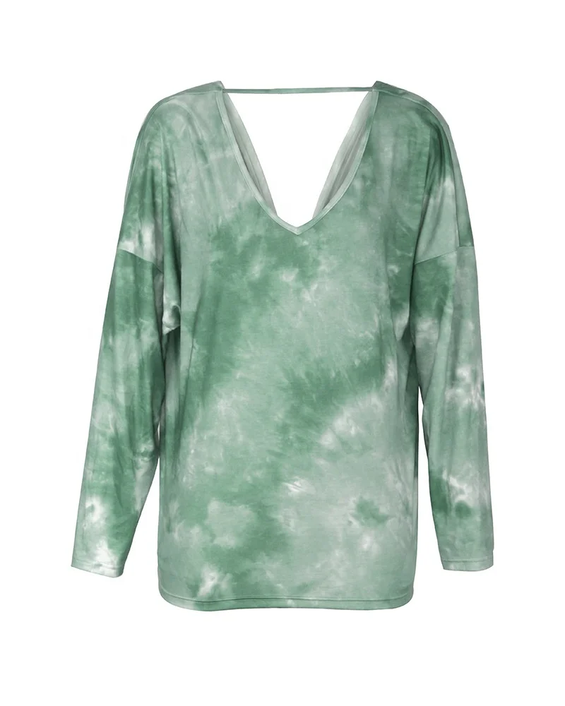 fashion 2021 ladies spring trendy casual long sleeve tops loose o-collar for women Tie dye top, Shown
fashion 2021 ladies spring trendy casual long sleeve tops loose o-collar for women Tie dye top, Shown
