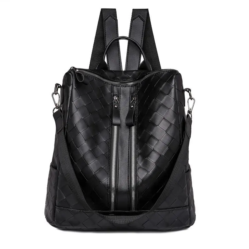 women's black leather trekking fashion waterproof office high quality soft backpack bag
women's black leather trekking fashion waterproof office high quality soft backpack bag