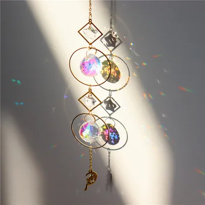 Metal Crafts Crystal Metal Chaser Wind Chime Outdoor Star Moon Prism Sun Ball Light Catchers Pendants Ornament Home Decor
Metal Crafts Crystal Metal Chaser Wind Chime Outdoor Star Moon Prism Sun Ball Light Catchers Pendants Ornament Home Decor